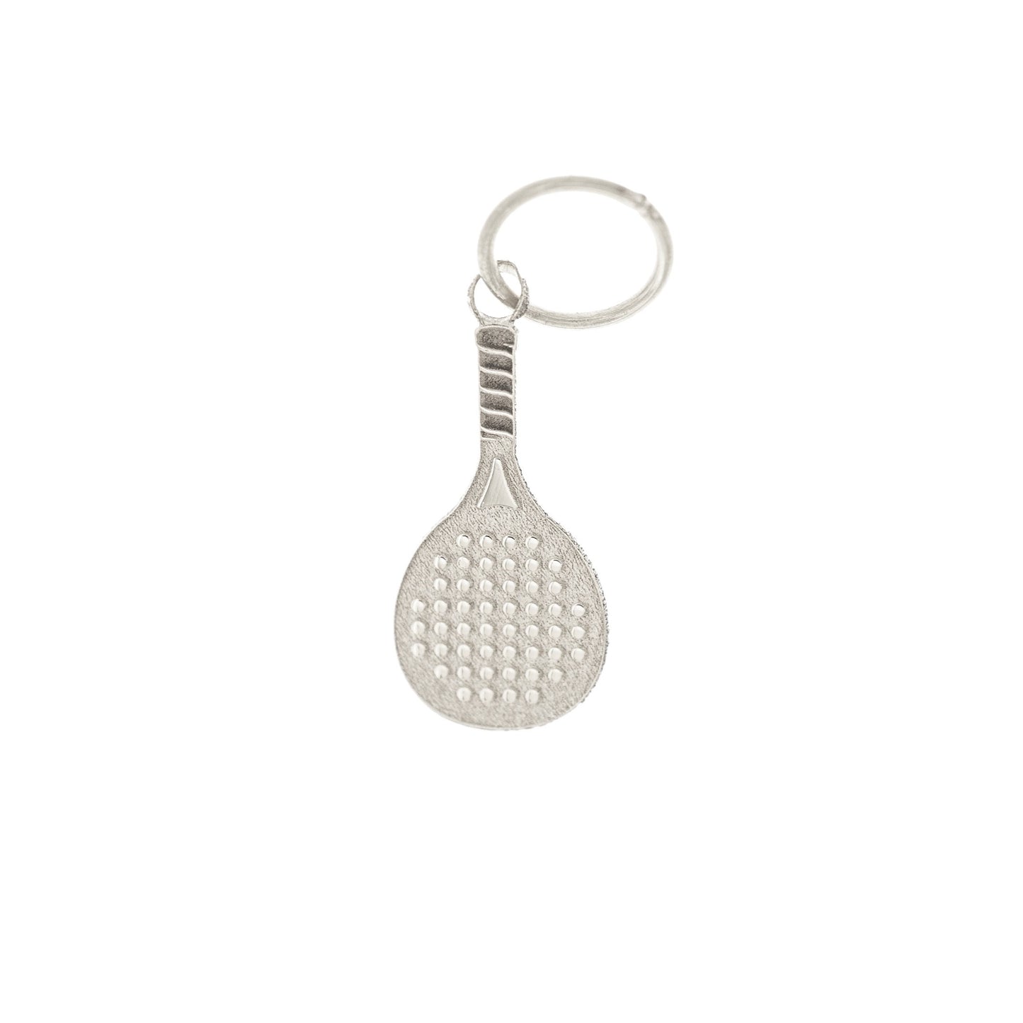 Medaglia paddle in oro giallo, bianco o argento 925°, realizzata a mano e incisa a laser. Altezza 13 mm. Un gioiello sportivo e raffinato, ideale per chi ama il paddle e vuole portare sempre con sé la propria passione.