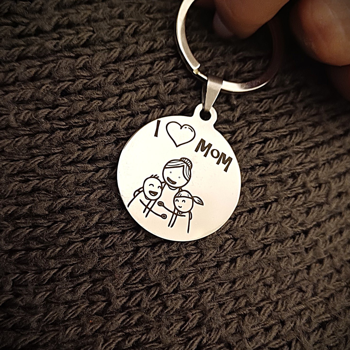 Portachiavi Festa della Mamma Acciaio