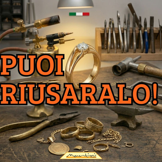 Usare oro vecchio per un nuovo gioiello: come funziona davvero