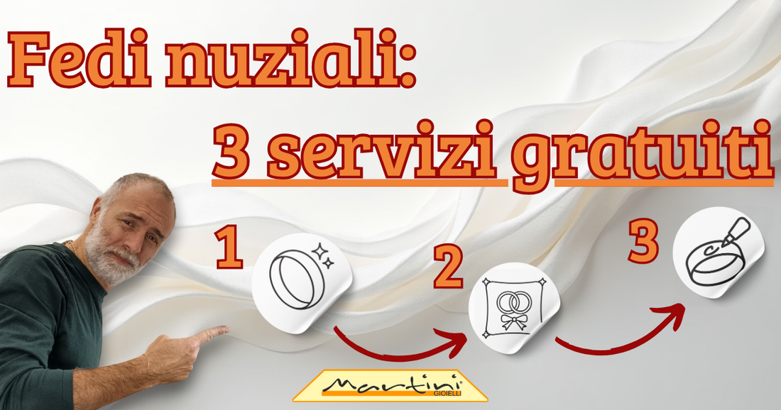 Tre Servizi Gratuiti per le Tue Fedi Nuziali: Dall’Incisione al Brillio Eterno