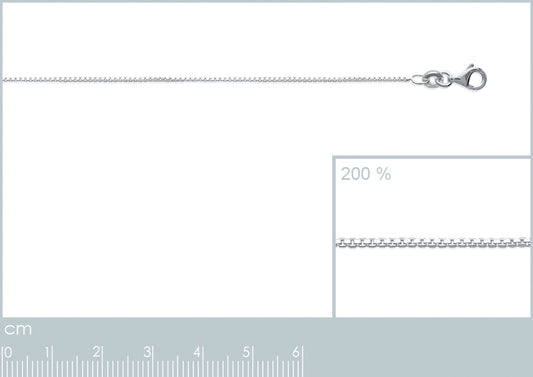 Catena Veneziana unisex in argento 925, 45 cm. Elegante, sobria e luminosa, perfetta da sola o con ciondolo. Prezzo speciale: 25€.