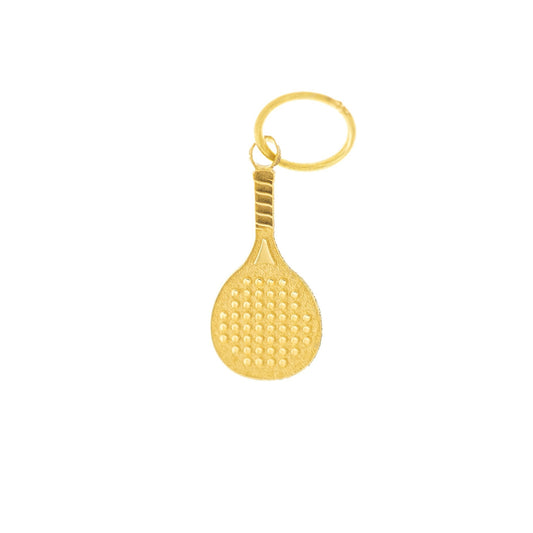 Medaglia paddle in oro giallo, bianco o argento 925°, realizzata a mano e incisa a laser. Altezza 13 mm. Un gioiello sportivo e raffinato, ideale per chi ama il paddle e vuole portare sempre con sé la propria passione