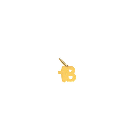 Questo microciondolo è un piccolo pendente, realizzato in oro 18 carati, disponibile nei toni del bianco, giallo o rosa. Ha una forma semplice e delicata, pensata per essere saldata su un bracciale o su un anello. La sua superficie è liscia, con un tocco morbido al tatto.
 È un elemento prezioso e simbolico, creato per celebrare legami affettivi importanti. Ogni pezzo è fatto a mano nel nostro laboratorio artigianale a Livorno.

